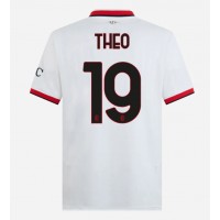 Camiseta AC Milan Theo Hernandez #19 Segunda Equipación Replica 2024-25 mangas cortas